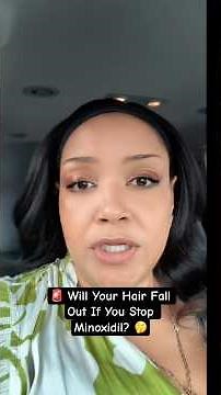 🚨 Will Your Hair Fall Out If You Stop Minoxidil? 🤔