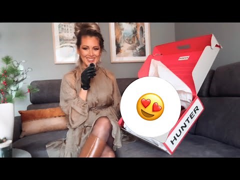 Women's Original Tall Gloss Wellington Boots | HUNTER | Vlogmas8