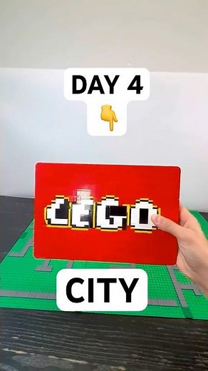 This is day four of building a Lego city for my Subscribers ￼