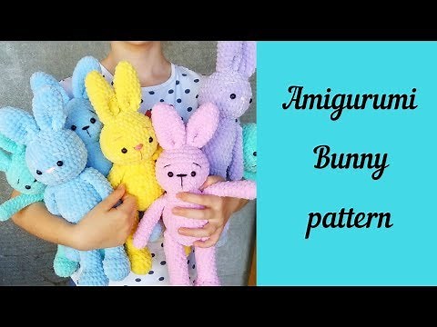 How To Crochet an Amigurumi Bunny Rabbit (Part 2)