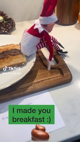 Elf on the Shelf Day 1: Breakfast Surprise Ideas