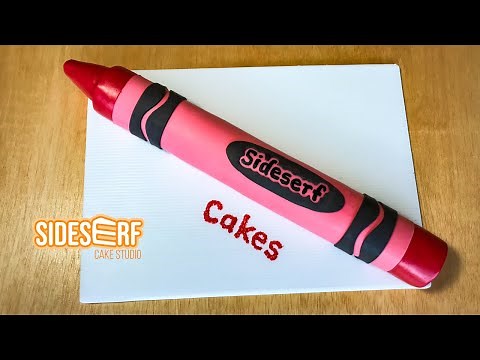 How to Make a Giant Crayon CAKE!