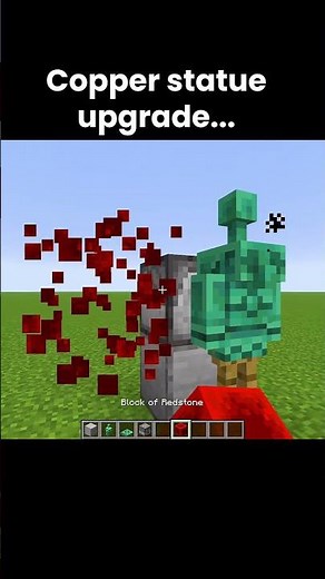 New Minecraft Copper Statue! #minecraft #minecraftshorts