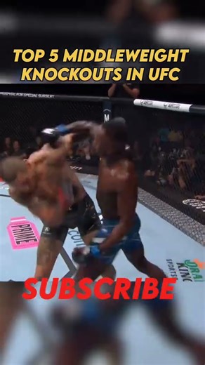 Top 5 Middleweight Knockouts in UFC history.
