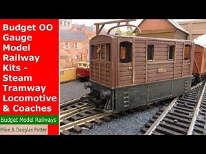 Budget OO Gauge Model Railway Kits - Steam Tramway Locomotive & Coaches - 3D Printed Kits