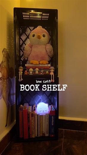 Set up a low cost book shelf with me #bookshelf #aesthetic #lowcost #diy