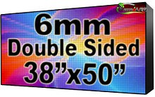Outdoor Full Color LED Programmable Sign - Front Access - Double Sided - 6mm- 38" x 50" - 5 Year Warranty
