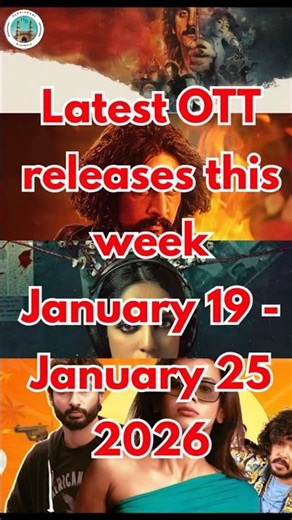 Latest OTT releases this week January 19 - Jan 25 2026 #ott #webseries #zee5 #netflix #hotstar #aha