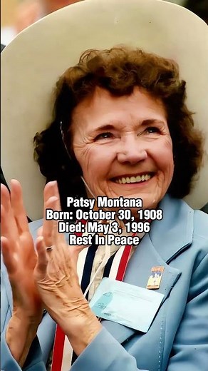 Patsy Montana: The Voice Behind I Want to Be a Cowboy’s Sweetheart #ytshorts #youtubeshorts #rip