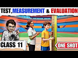 Test Measurement And Evaluation class11 / One Shot🔥 / Animation / Chapter-6 / Cbse 2024-25