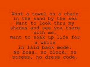 Kenny Chesney- No Shoes, No Shirt, No Problems(Lyrics)