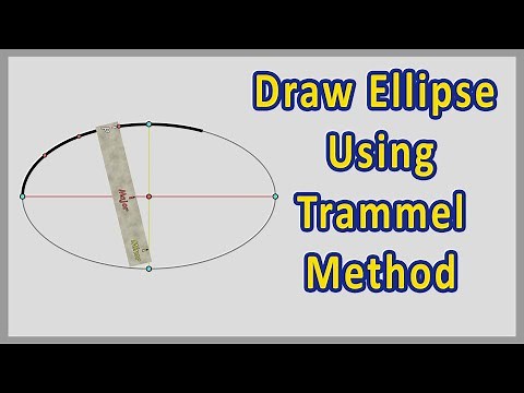 How to Draw an Ellipse using the Trammel Method