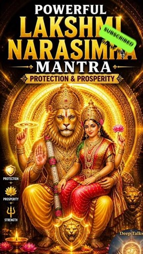 FEAR DESTROYER Mantra 🦁Om Shreem Lakshmi Narasimhaya Namah 🦁 Listen & Feel the Power