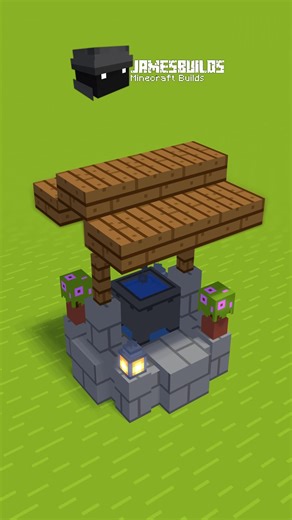 Minecraft Building Tutorial: Well Build