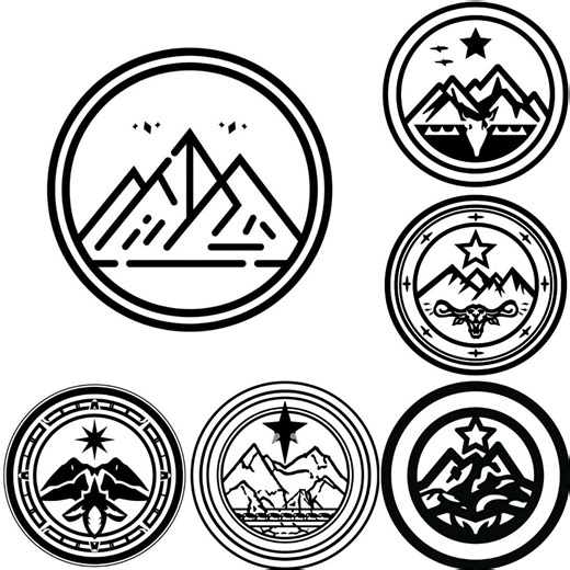 Hat Patch SVG PNG Bundle | Embroidery Clipart | Patch Design Cut Files for Cricut Silhouette - Etsy