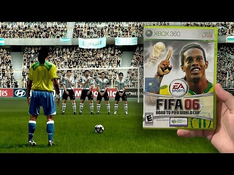 FIFA 06 ROAD TO FIFA WORLD CUP (XBOX 360) - Conferindo o Game! Brasil x Argentina! [PT-BR]