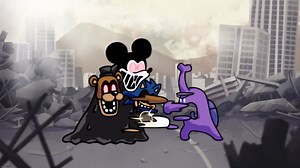 FNF MONSTER (2) - Friday Night Funkin' But Everyone is Glitch (Ft. Mickey Avi, Sonic Exe)