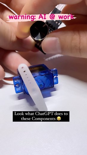 arduiNote on Instagram: "Mindblowing AI Takeover Of Arduino and Servo Motor by ChatGPT #arduino #chatgpt #electronics #hardware #software #engineer"