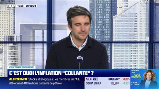Culture Bourse : "C’est quoi la sticky inflation ?", par Julie Cohen-Heurton - 11/03