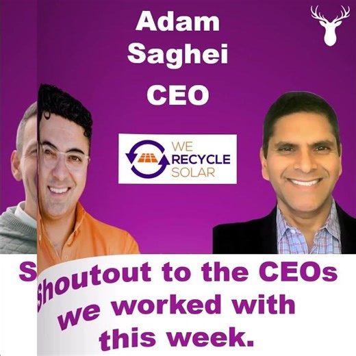 Shoutout to the 5 CEOs we worked with this week! #ceo #revenue #growth