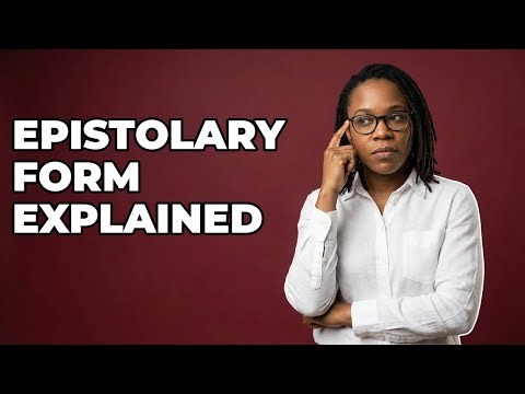 What Elements Comprise The Epistolary Form?