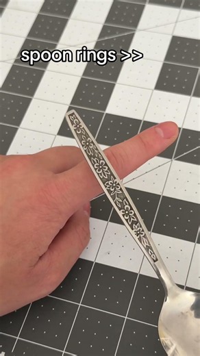 handmade spoon rings 🥄💍 mass-produced jewelry