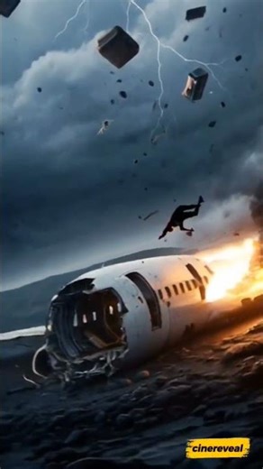 aeroplane crash #vfx #cinematic #moviemaking #aeroplanecrashes