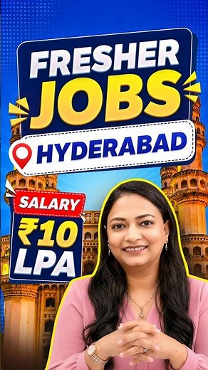 Fresher Jobs in Hyderabad | Apply via Internshala