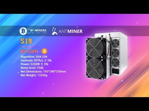Bitmain Antminer S19-95TH/S Bitcoin Miner Setup