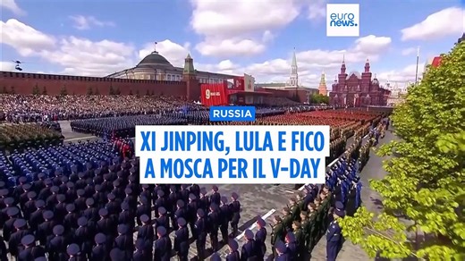 Russia, a Mosca va in scena la parata del Giorno della Vittoria