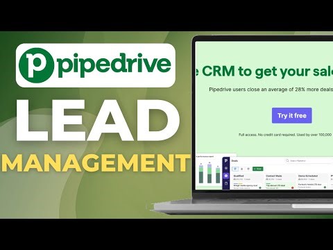 How to Build An Automated Lead Management System In Make.com (Pipedrive)