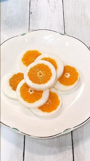 みかんをそのまま牛乳寒天で固めてみたら #簡単レシピ #簡単スイーツ #recipe #おうちカフェ