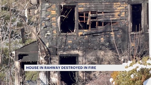 Rahway home left charred after morning fire tears through property