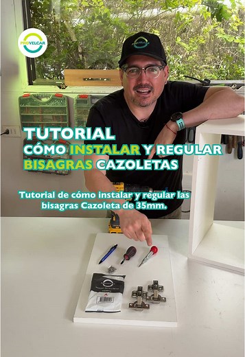 Tutorial: Instalación y regulación de Bisagras Cazoletas de 35mm