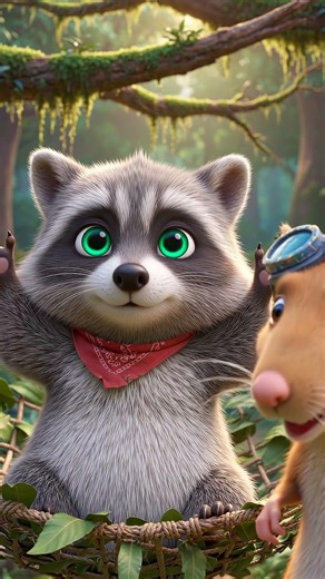 Sleepy Raccoon Waking Up! TOO CUTE 😍 | Watch Full Episode 1 👇