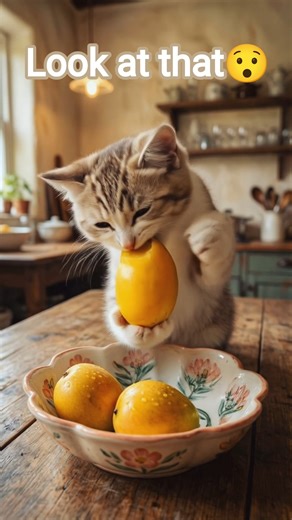 WAIT 😳 This Cat Loves Mango!#CatShorts#CuteCat#Funny#viral