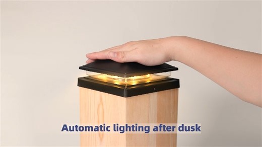 Watch APONUO 4x4 solar post caps lights on Amazon Live