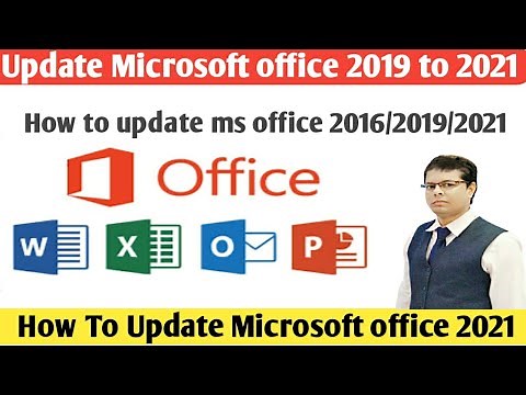 How To Update Microsoft Office 2016/19/21 | How to Update ms office 2019 to 2021 | ms office update