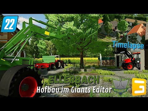 FS 22|LS 22|Hofbau in Ellerbach|Kleiner Schafhof|Speedmodding|Speed build|Giants Editor [HD]