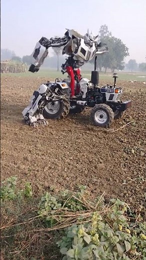 Tractor 🚜 Transformer #haryanvisong #aishorts
