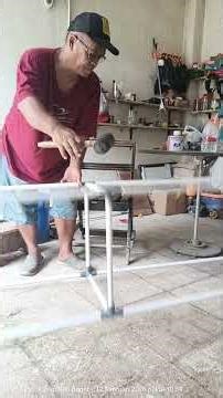 Making a trellis from 1/2 inch PVC pipe #garden #gardening #foodsecurity #pondokdamaicileungsi