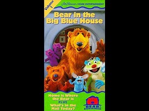 Opening To Bear in the Big Blue House: Vol. 1 1998 VHS
