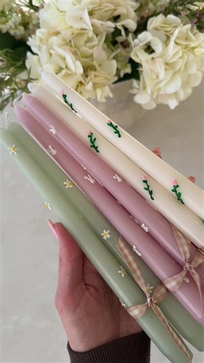 Spring Girls Night Craft with Candle Wax Pens