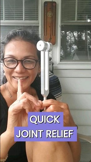 128 Hz Tuning Fork for Quick Joint Relief