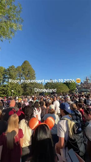 Spring break insanity in Disneyland March 2026