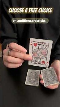 Invisible Card - Card Trick Tutorial #magic #tricks #tutorial