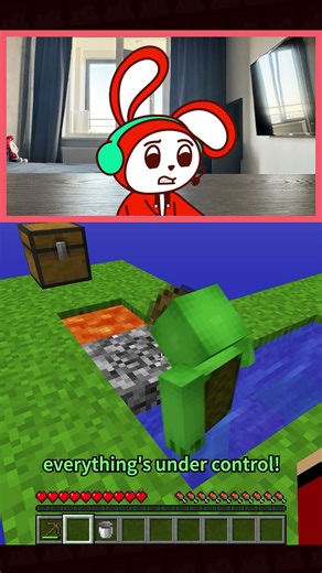 JJ and Mikey Survived 10 Seconds in Skyblock