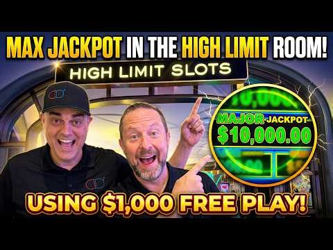 $10,000 Maxed Out MAJOR In High Limit Room!