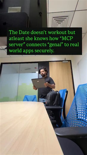 Tarun Khandagare | Tech | Career Guidance | Job on Instagram: "MCP servers turn GenAI from chat to action. They’re the secure “adapter layer” that lets AI read data and trigger real workflows in your apps via standardized tools/resources. AI that actually gets work done → MCP servers. Expose your APIs as tools, add auth/guardrails, and let agents create tickets, query DBs, or run ops end‑to‑end. Build once, use across Copilots and custom agents. Follow @me_tarun.khandagare #MCP #ModelContextProt