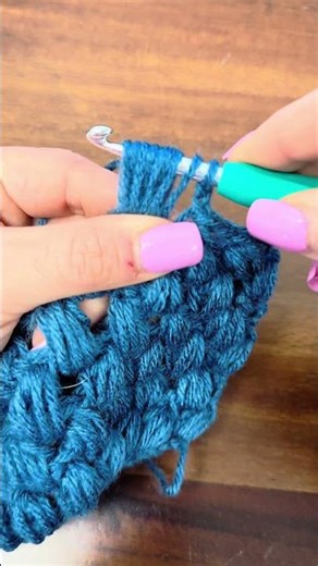 How to do a Crochet Puff Stitch #crochet #crochetstitches